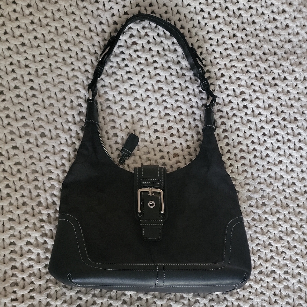 Coach Y2K Black Hobo Bag 6824